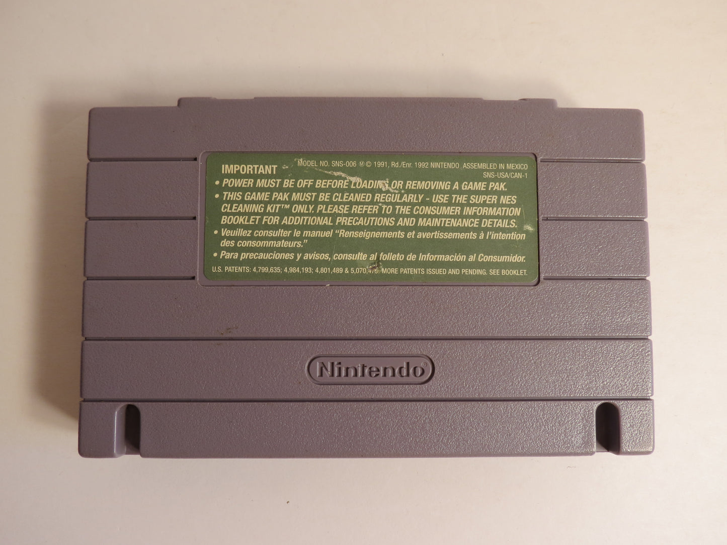 X-Men: Mutant Apocalypse Super Nintendo SNES Game