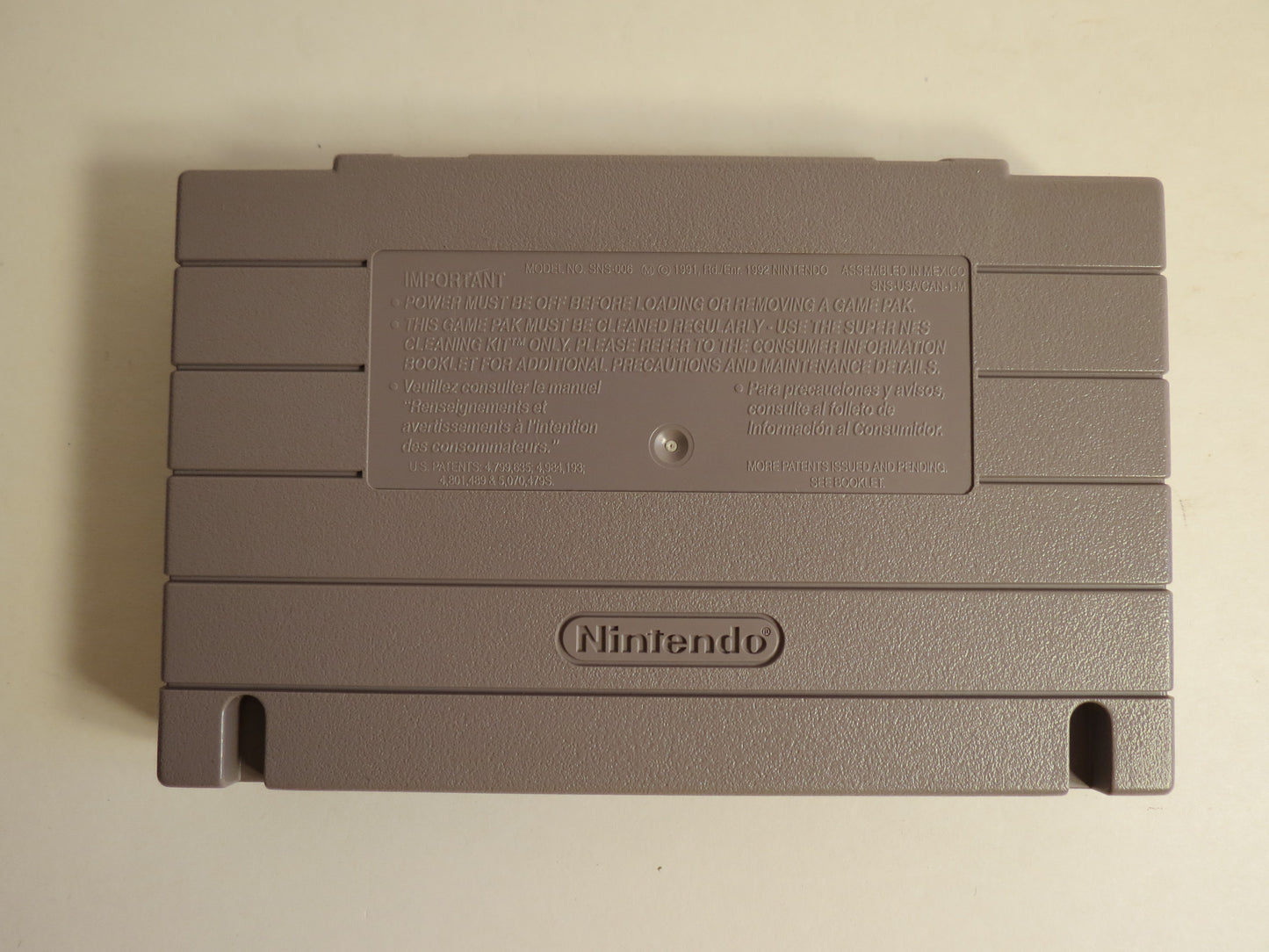 The Jungle Book Super Nintendo SNES Game