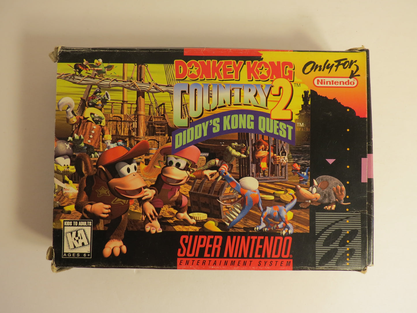 Donkey Kong Country 2: Diddy's Kong Quest CIB Super Nintendo SNES Game CIB