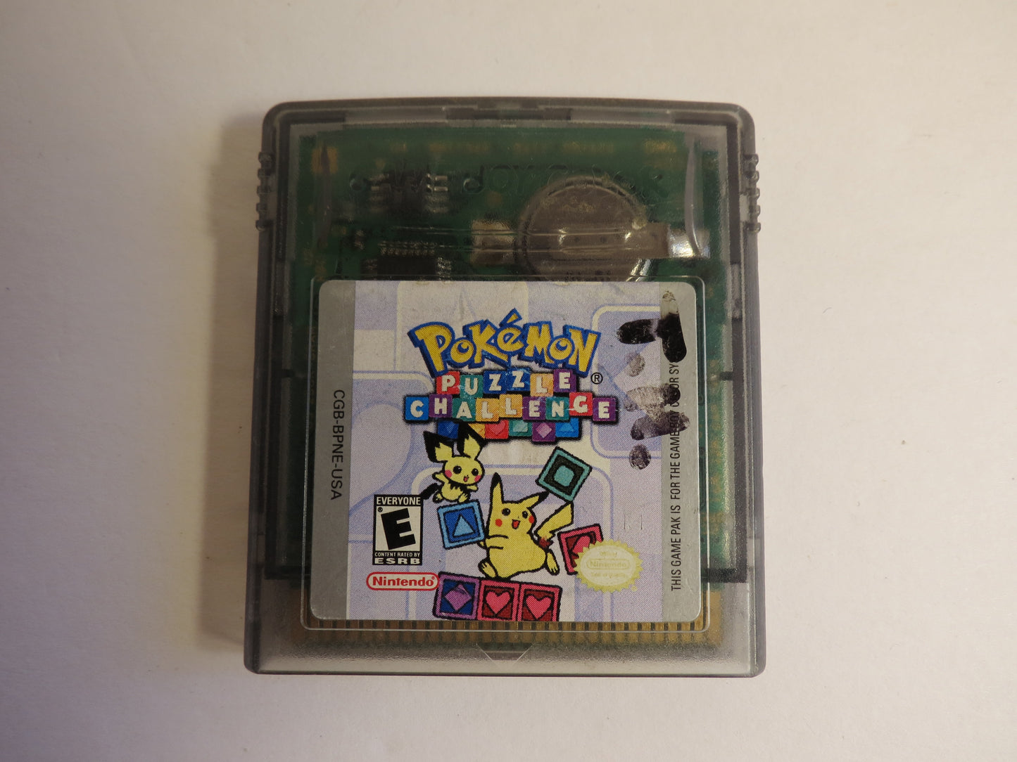 Pokemon Puzzle Challenge Nintendo Gameboy Color Game