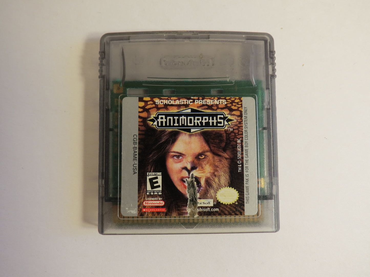 Animorphs Nintendo Gameboy Color Game