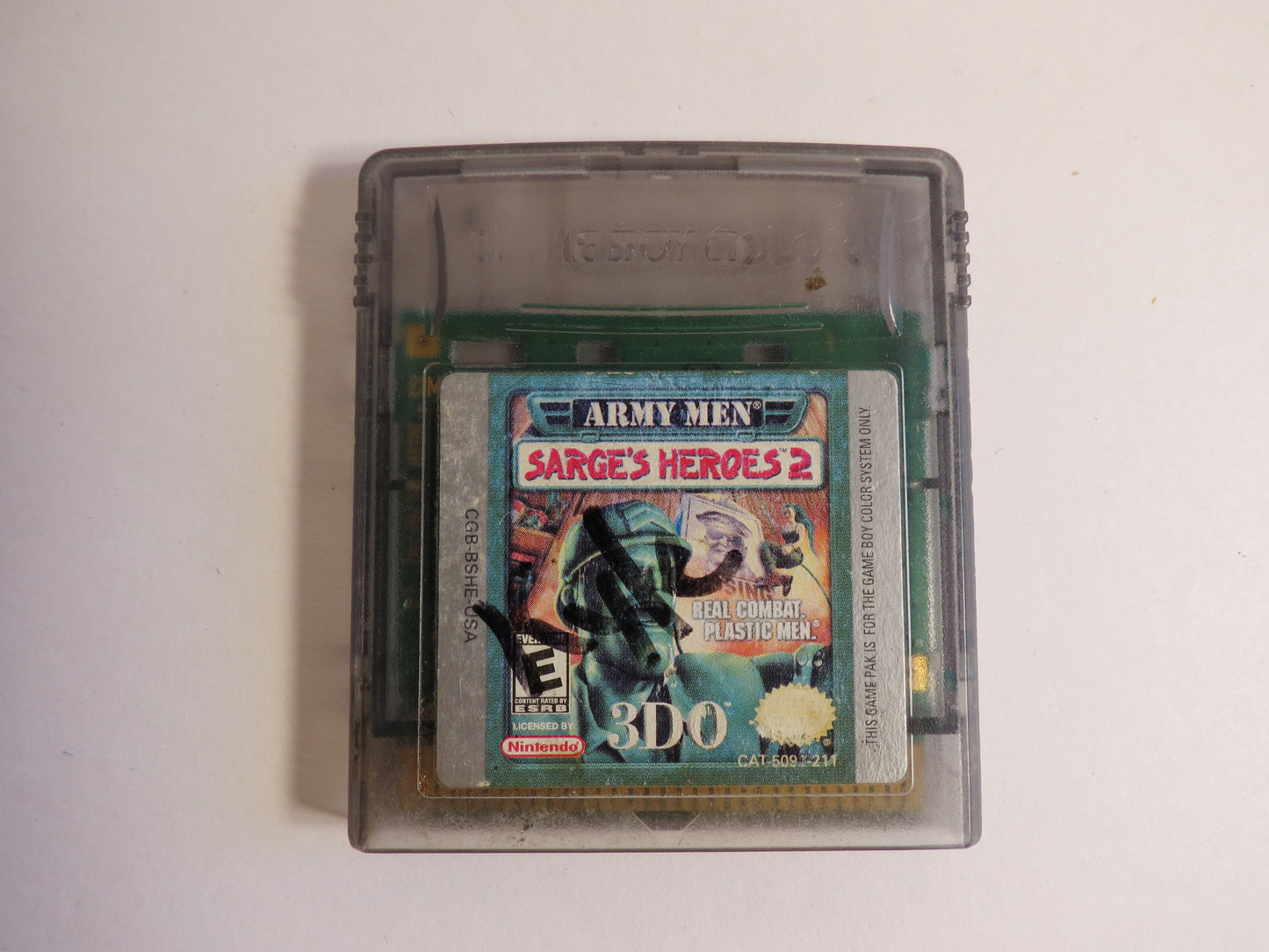 Army Men Sarge's Heroes 2 Nintendo Gameboy Color Game