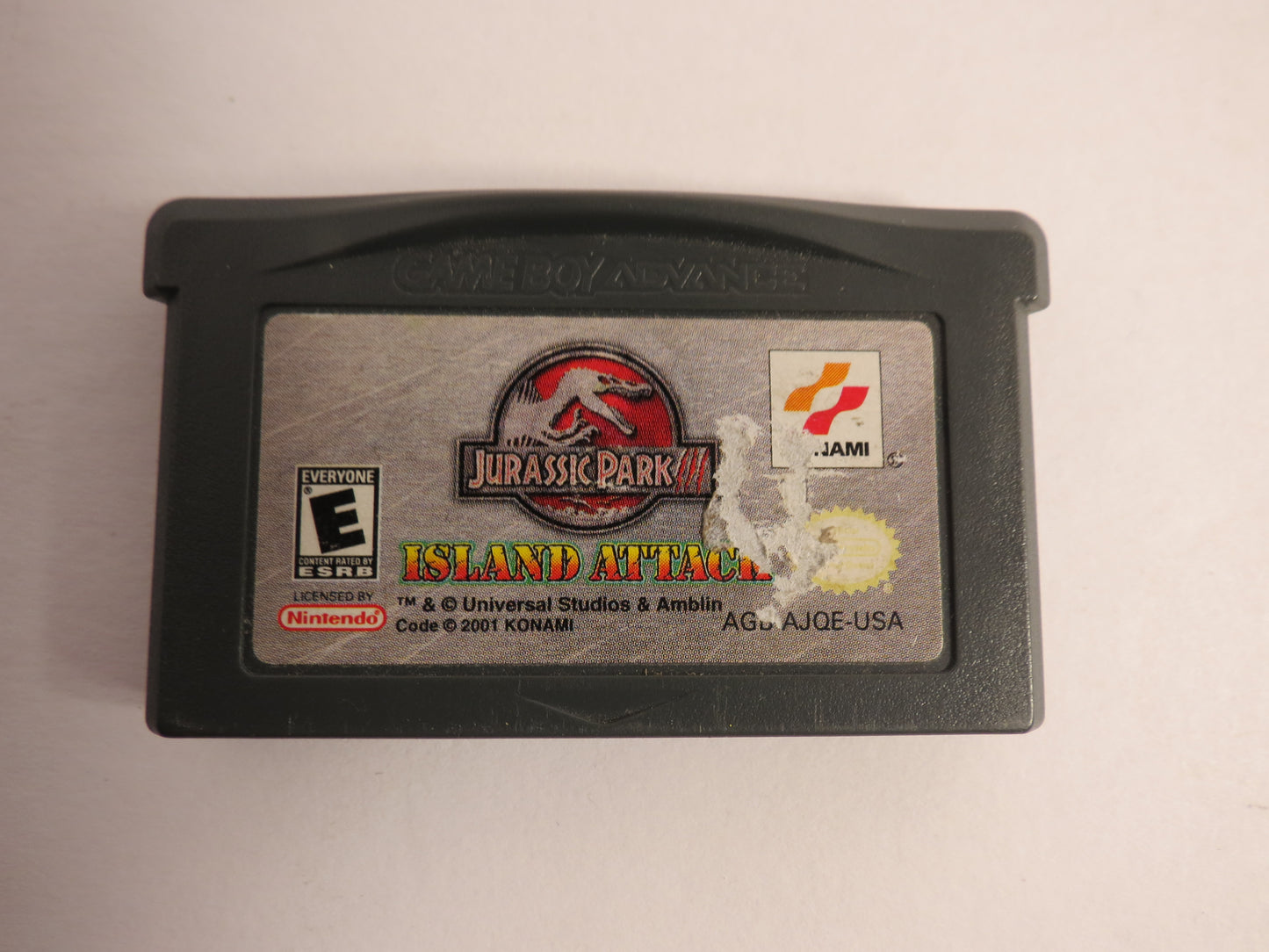 Jurassic Park III Island Attack Nintendo GBA Gameboy Advance Game