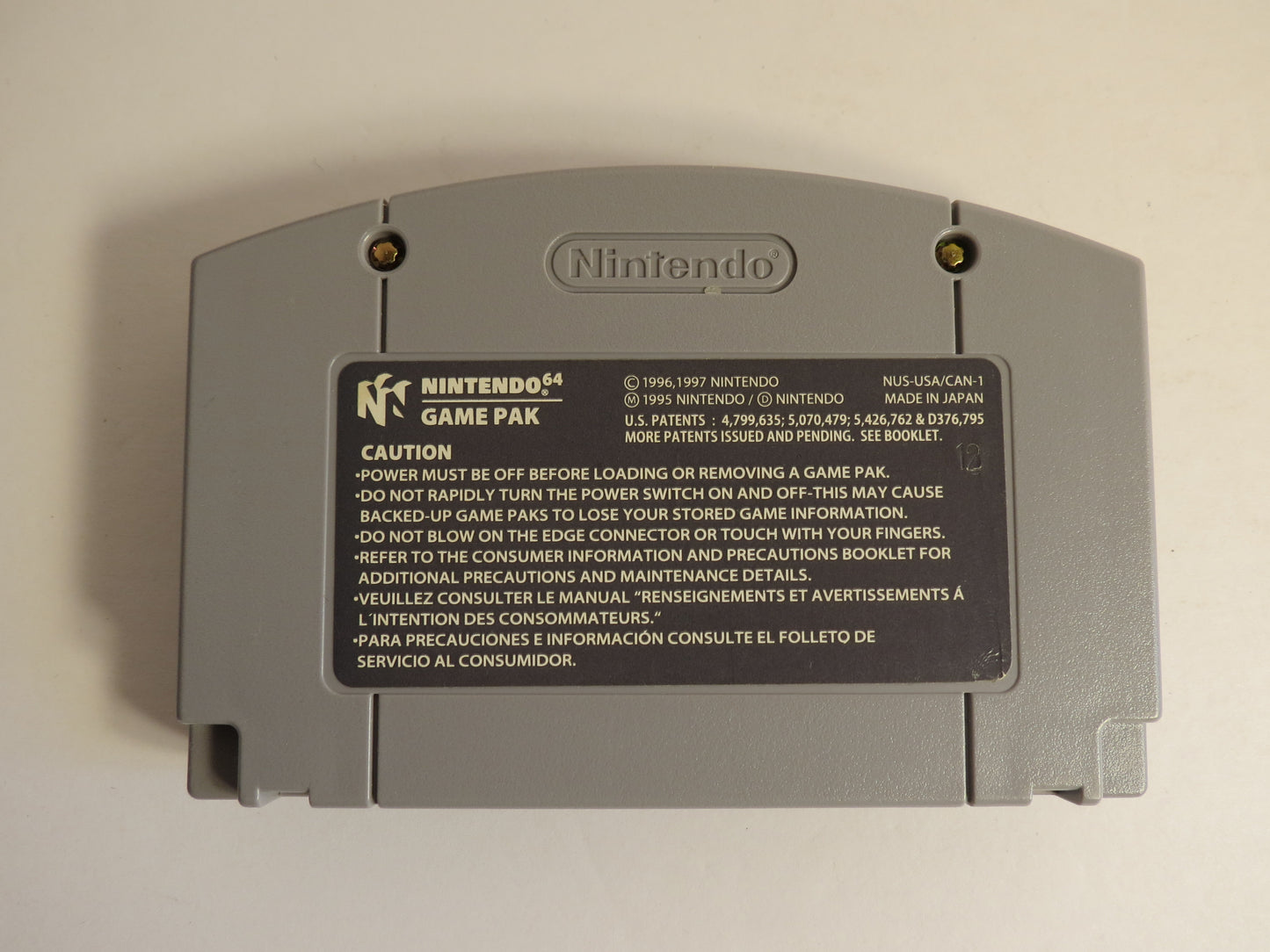 Chopper Attack Nintendo 64 Game N64