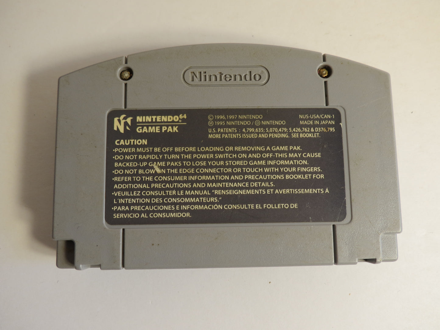 Automobili Lamborghini Nintendo 64 Game N64