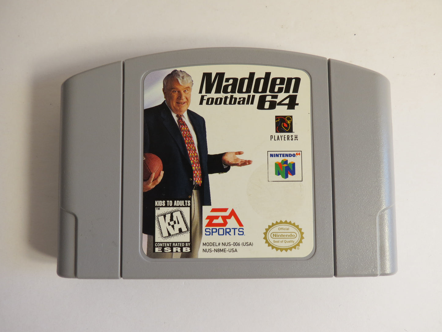 Madden Football 64 Nintendo 64 Game N64