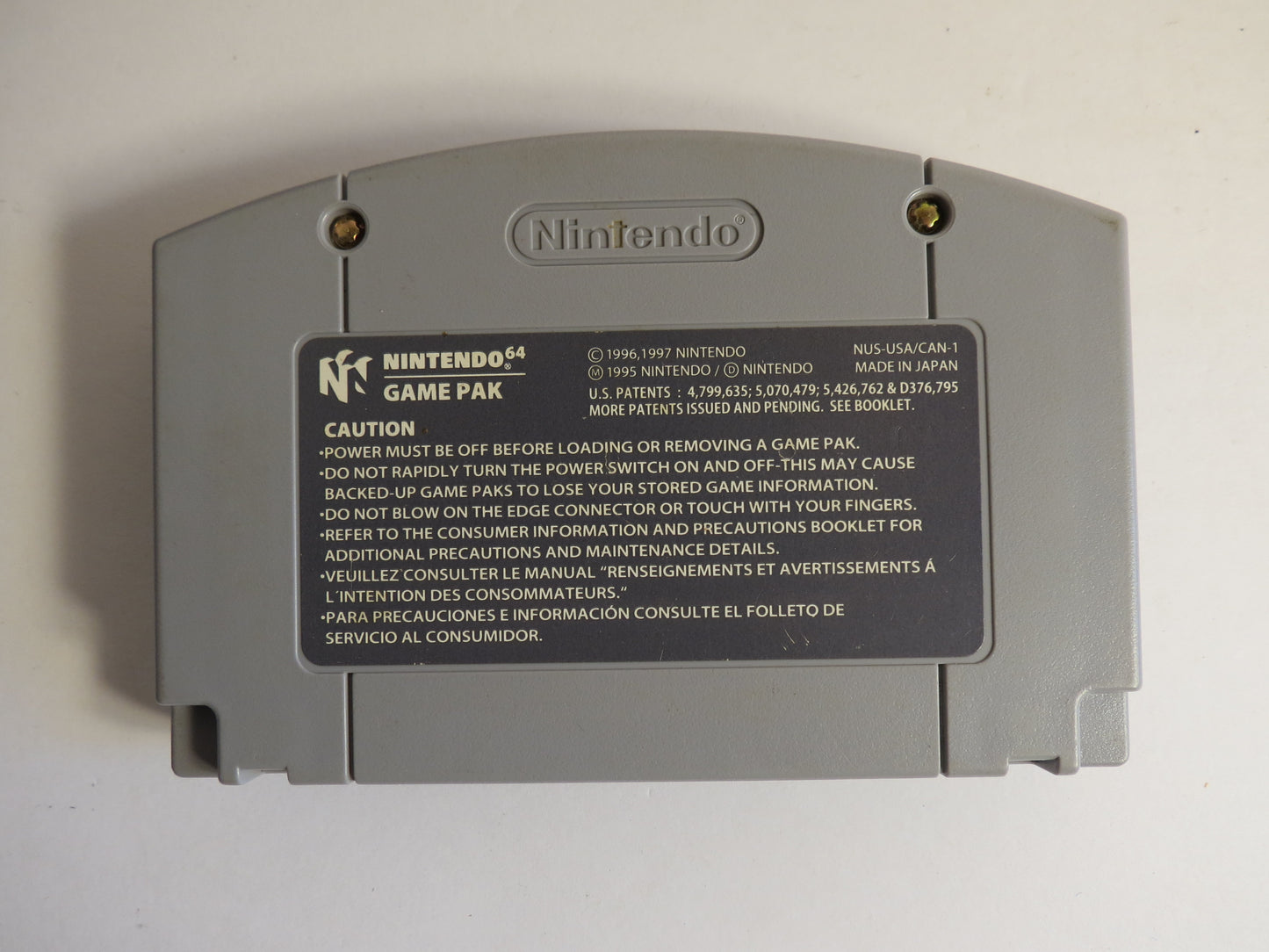 Turok 2 Seeds of Evil Grey Nintendo 64 Game N64