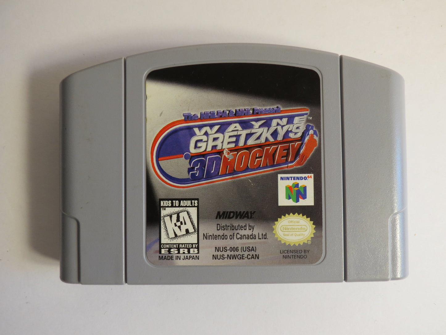 Wayne Gretzky's 3D Hockey Nintendo 64 Game N64