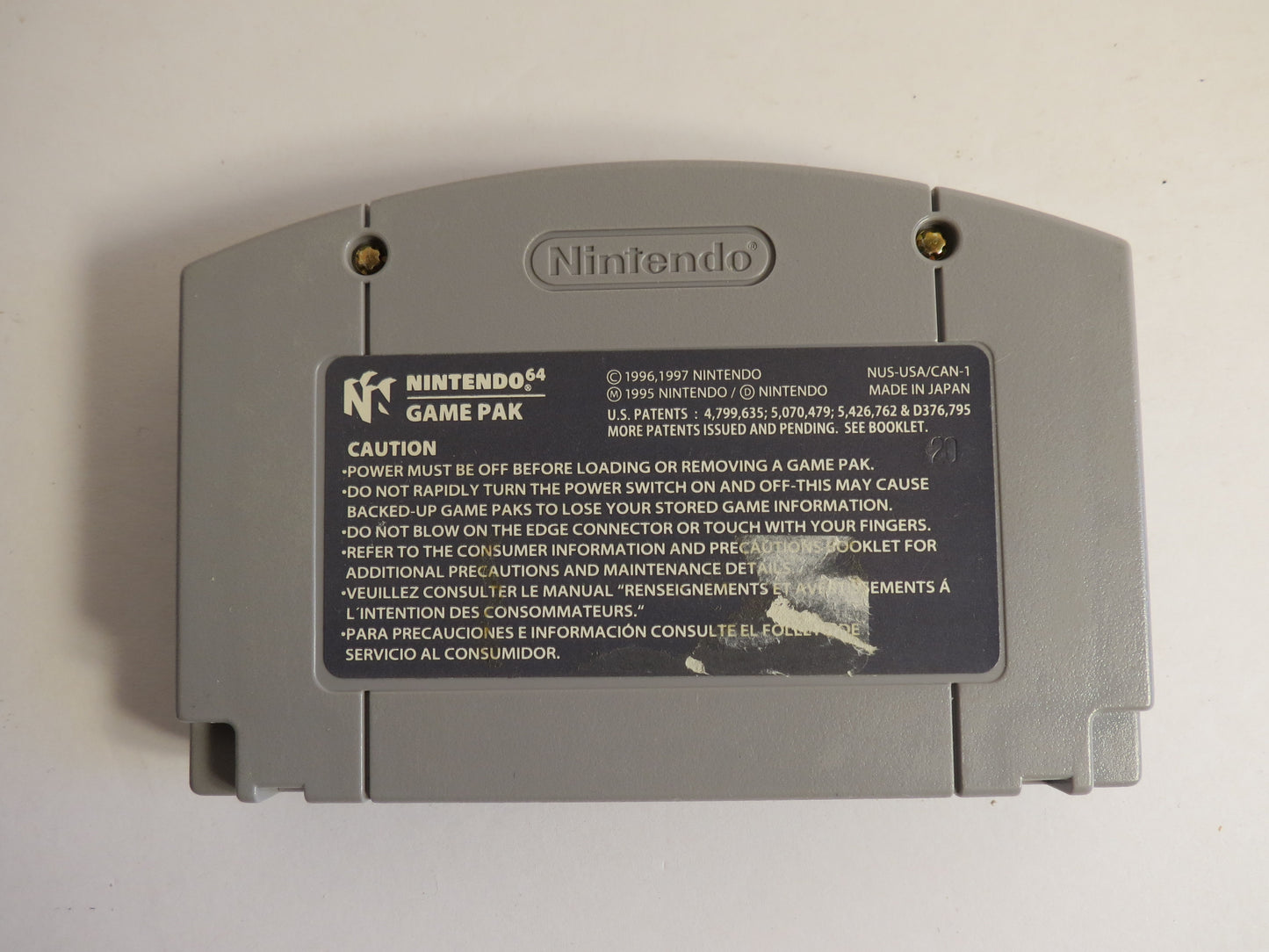 All-Star Baseball 99 Nintendo 64 Game N64