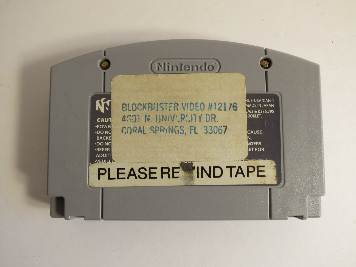 World Cup 98 Nintendo 64 Game N64