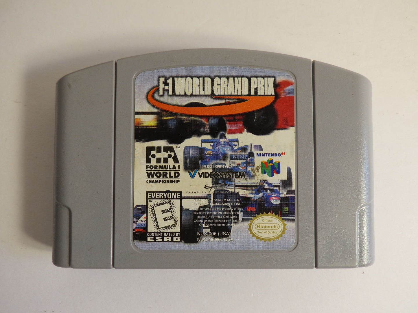 F-1 World Grand Prix Nintendo 64 Game N64