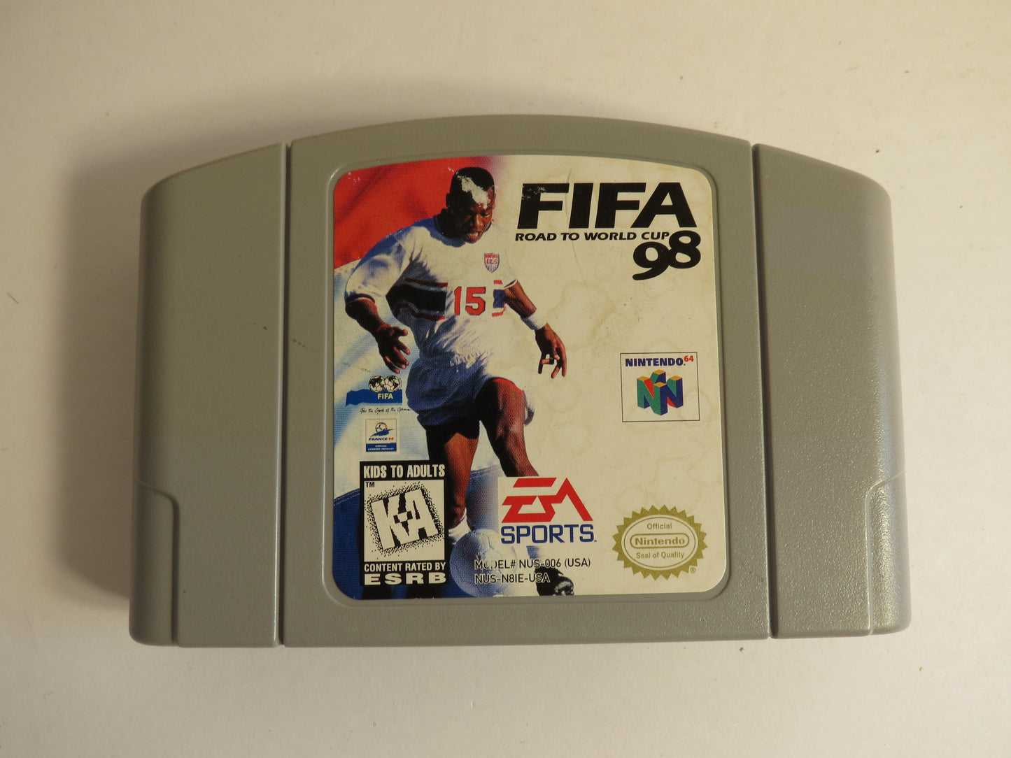 FIFA Road to the World Cup 98 Nintendo 64 Game N64