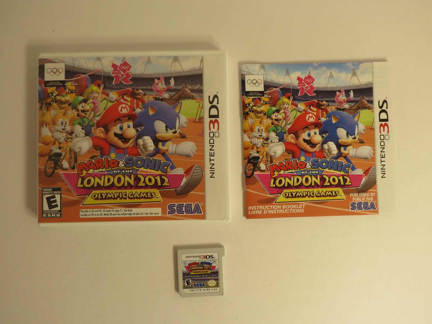 Mario & Sonic at the London 2012 Olympic Games Nintendo 3DS Game CIB