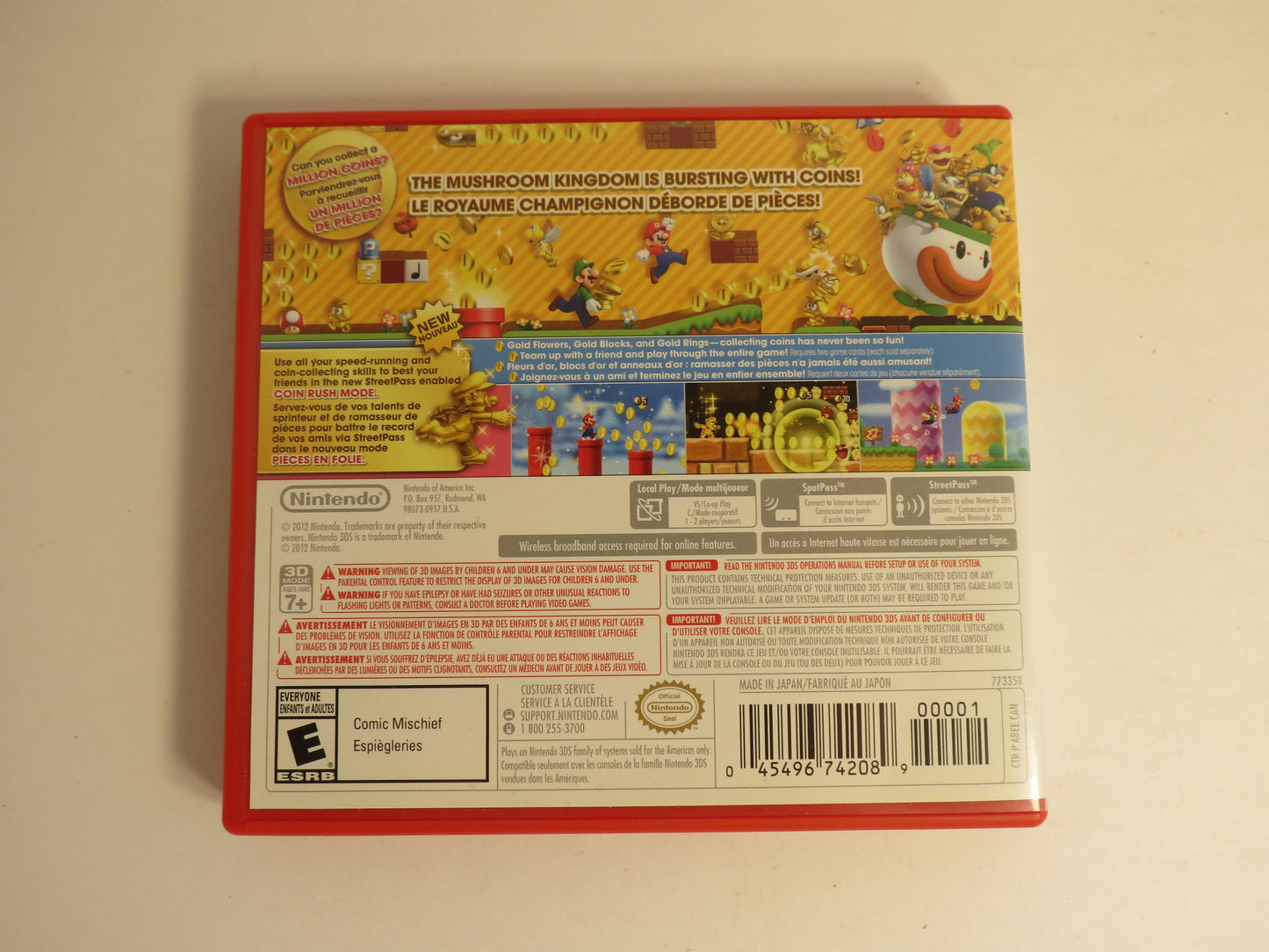 New Super Mario Bros. 2 Nintendo 3DS Game CB