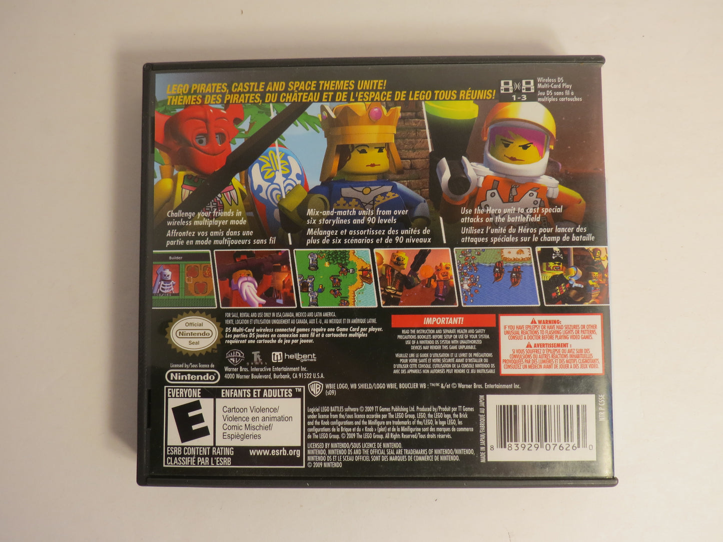 Lego Battles Nintendo DS Game CIB