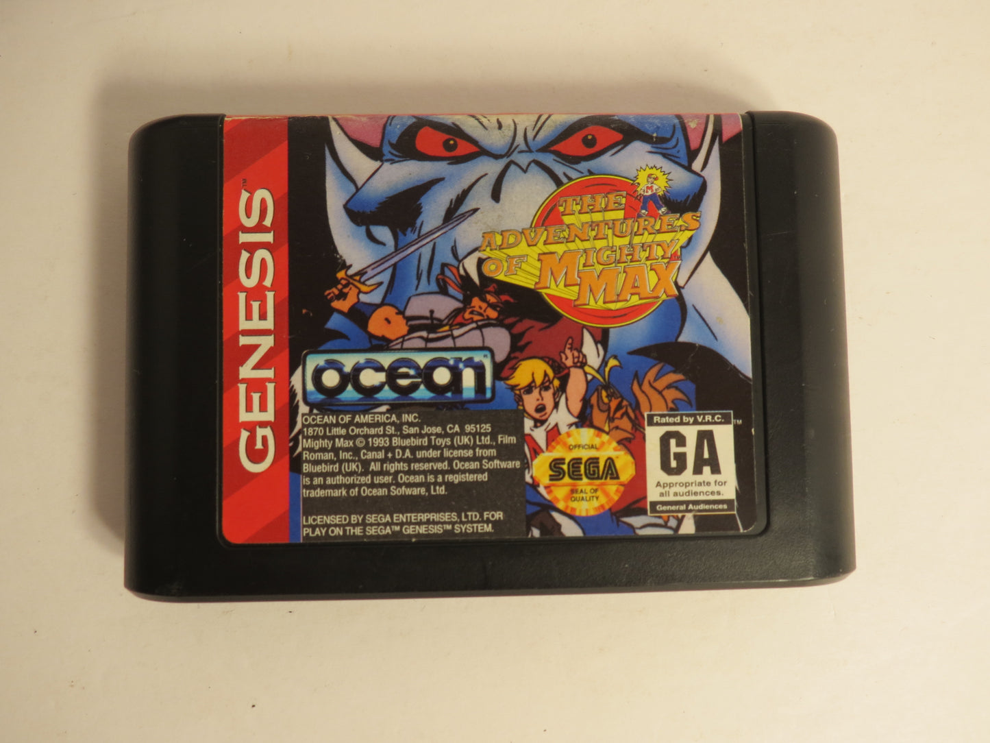 The Adventures of Mighty Max Sega Genesis Game CIB