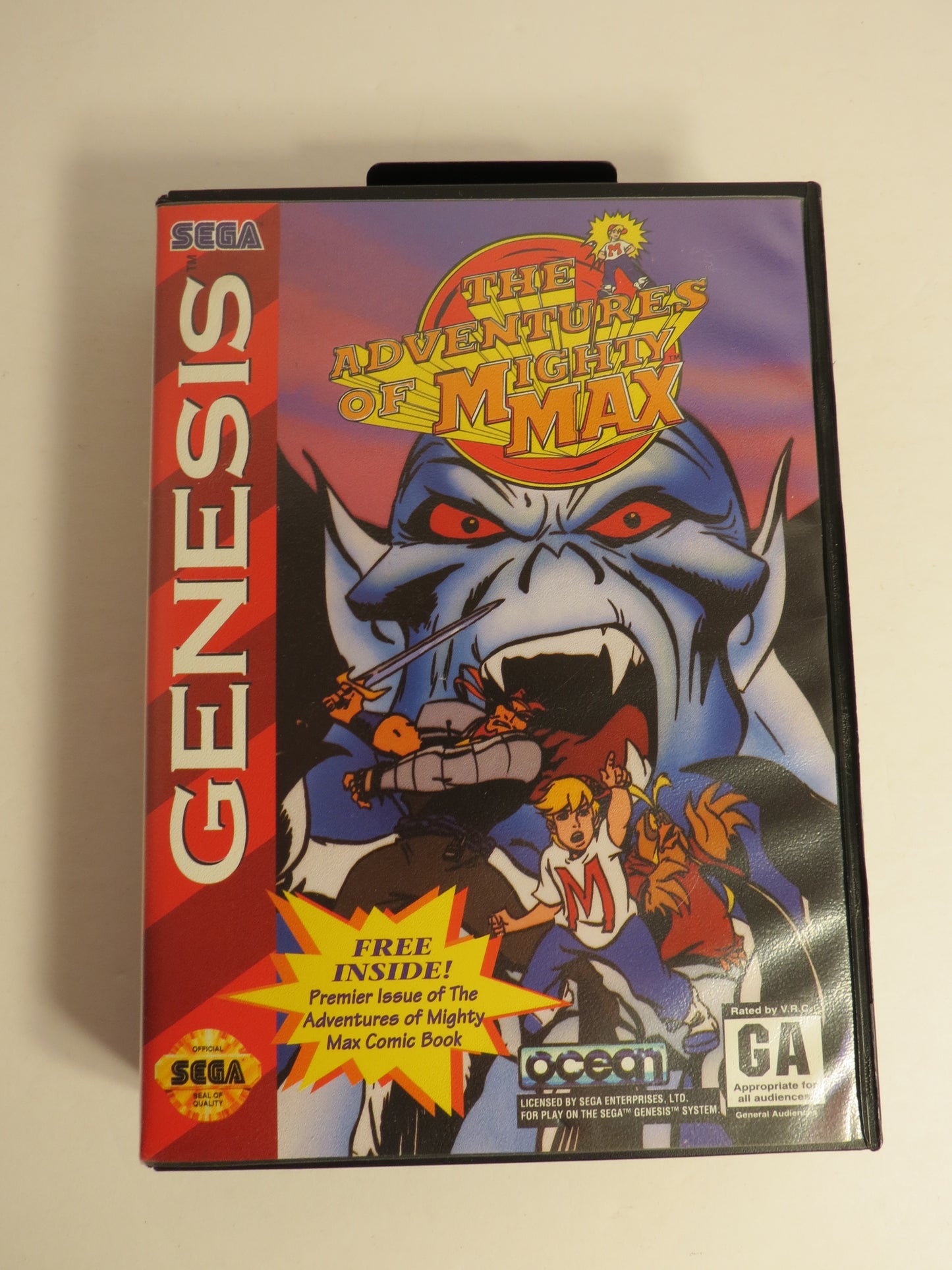 The Adventures of Mighty Max Sega Genesis Game CIB