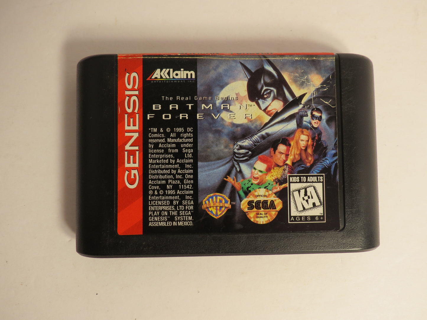 Batman Forever Sega Genesis Game CB