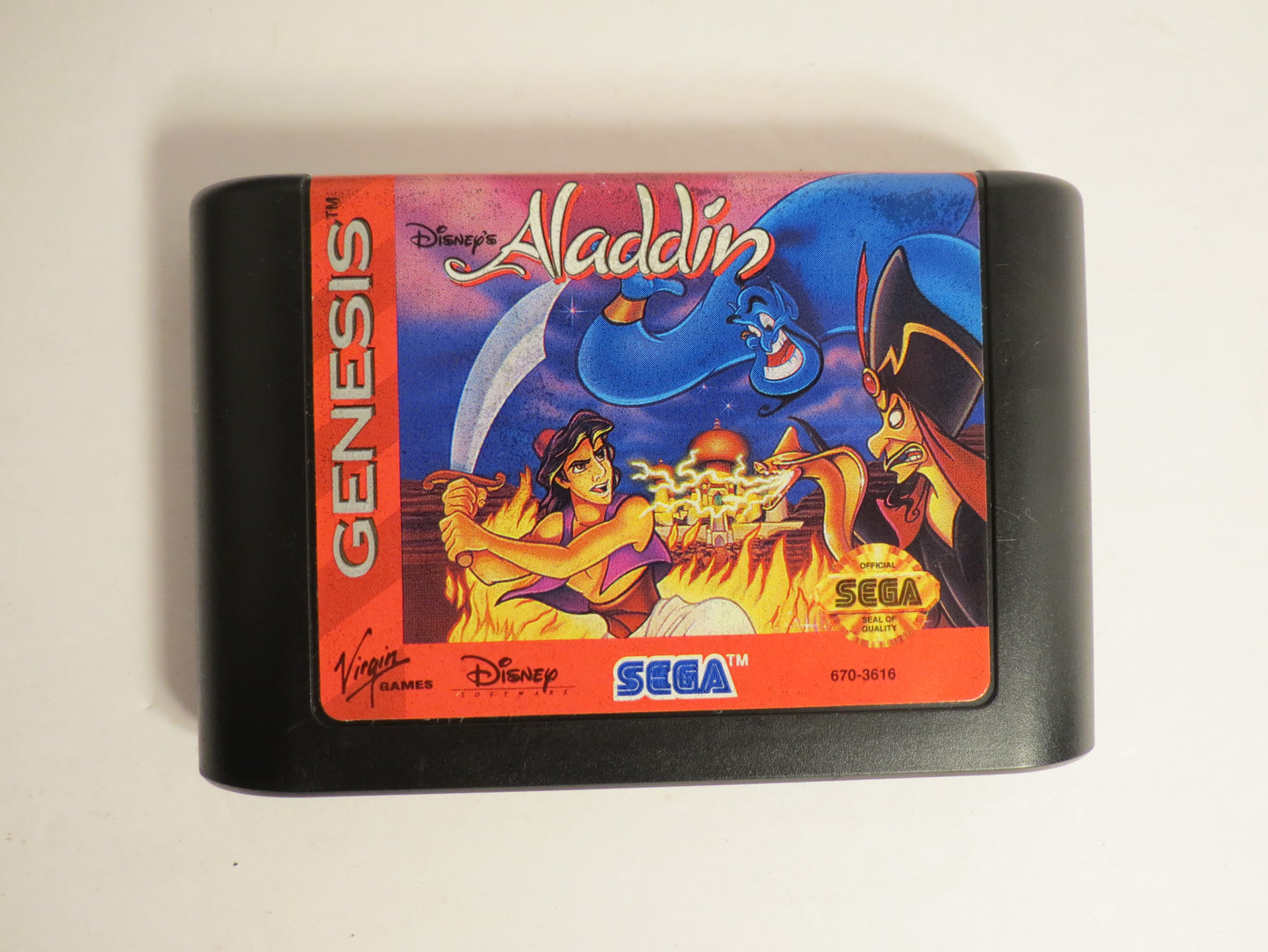 Disney's Aladdin Sega Genesis Game CB