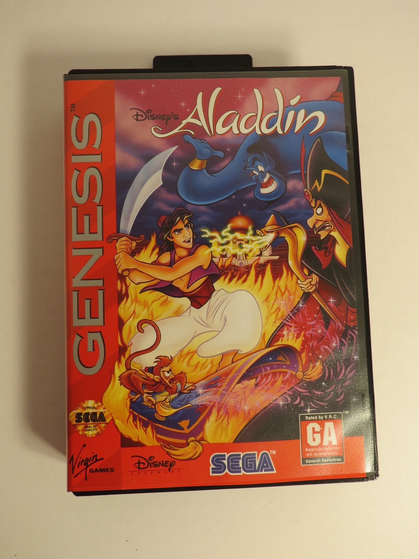 Disney's Aladdin Sega Genesis Game CB