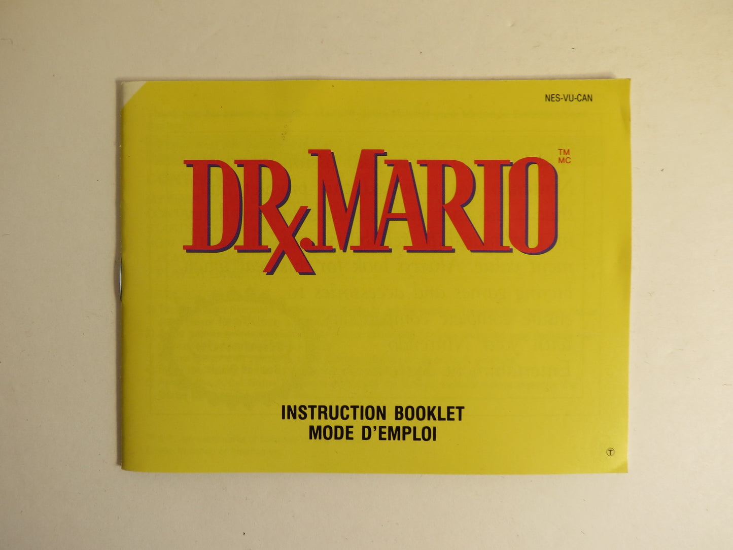 Dr. Mario Nintendo NES Game CIB