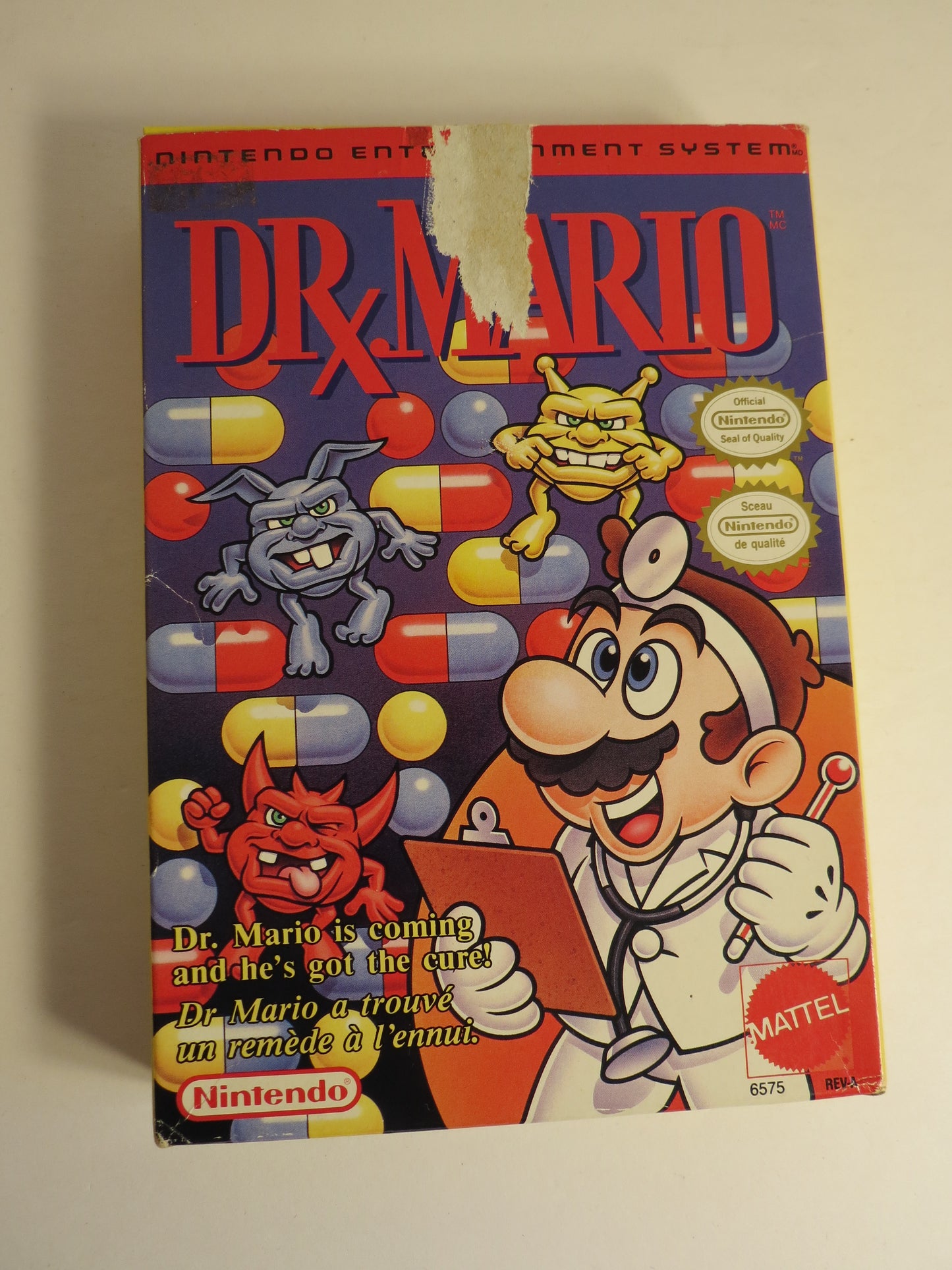 Dr. Mario Nintendo NES Game CIB