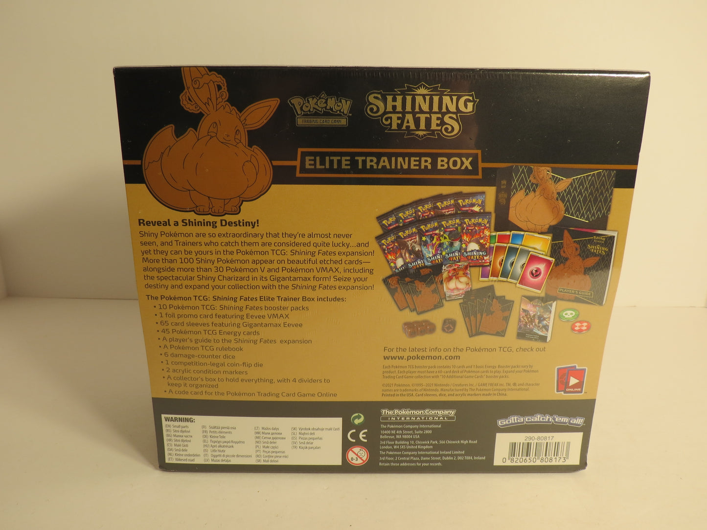 Shining Fates Pokemon Elite Trainer Box ETB Sealed