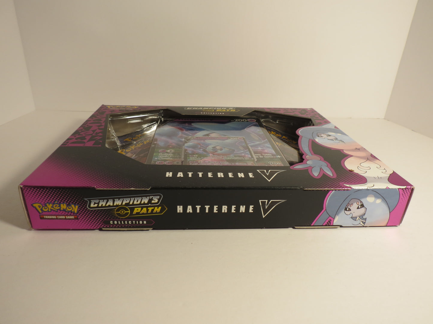 Hatterene V Champions Path Collection Box Pokemon Sealed