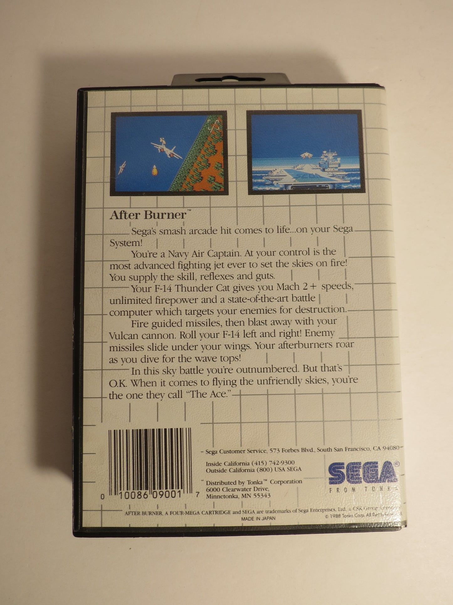 After Burner Sega Master System Game SMS CB