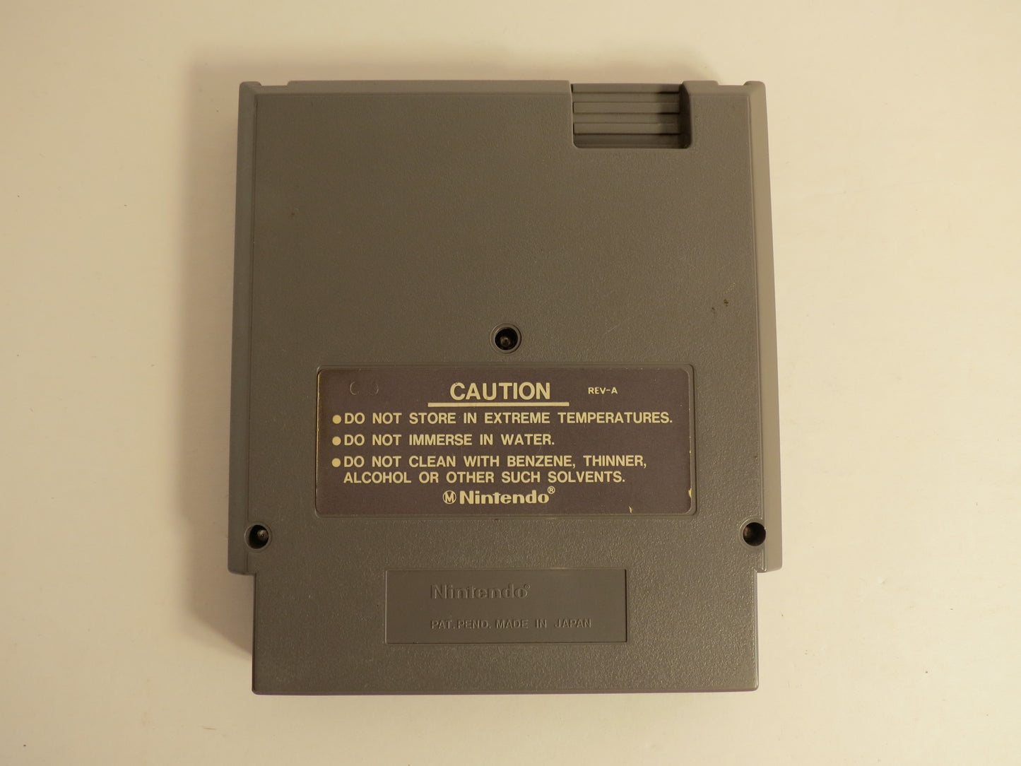 Tennis Round Seal Nintendo NES Game