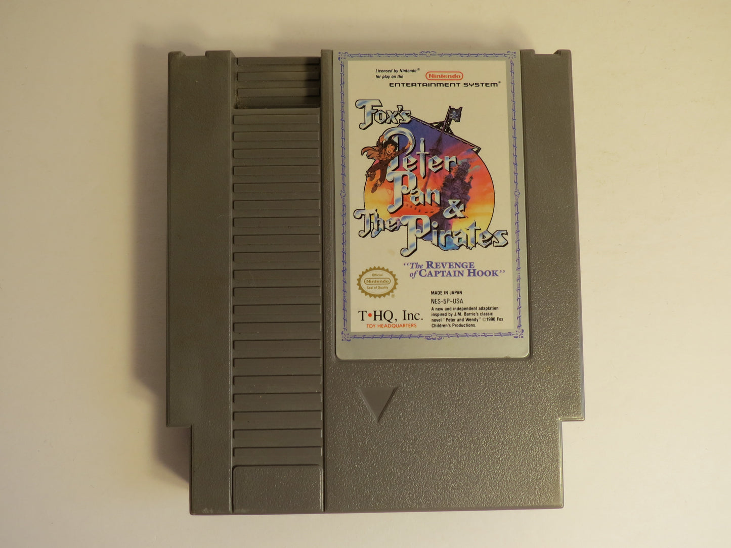 Fox's Peter Pan & The Pirates Nintendo NES Game