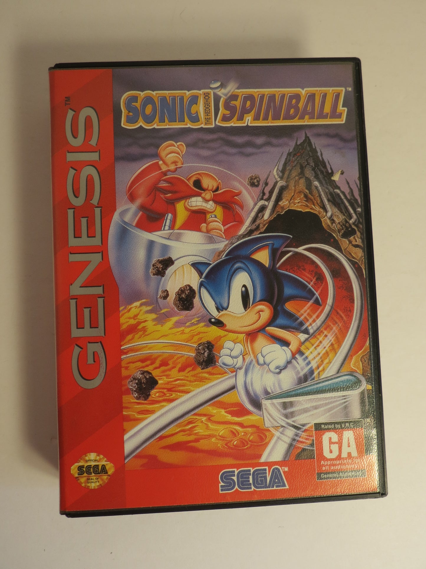 Sonic Spinball Sega Genesis Game CIB