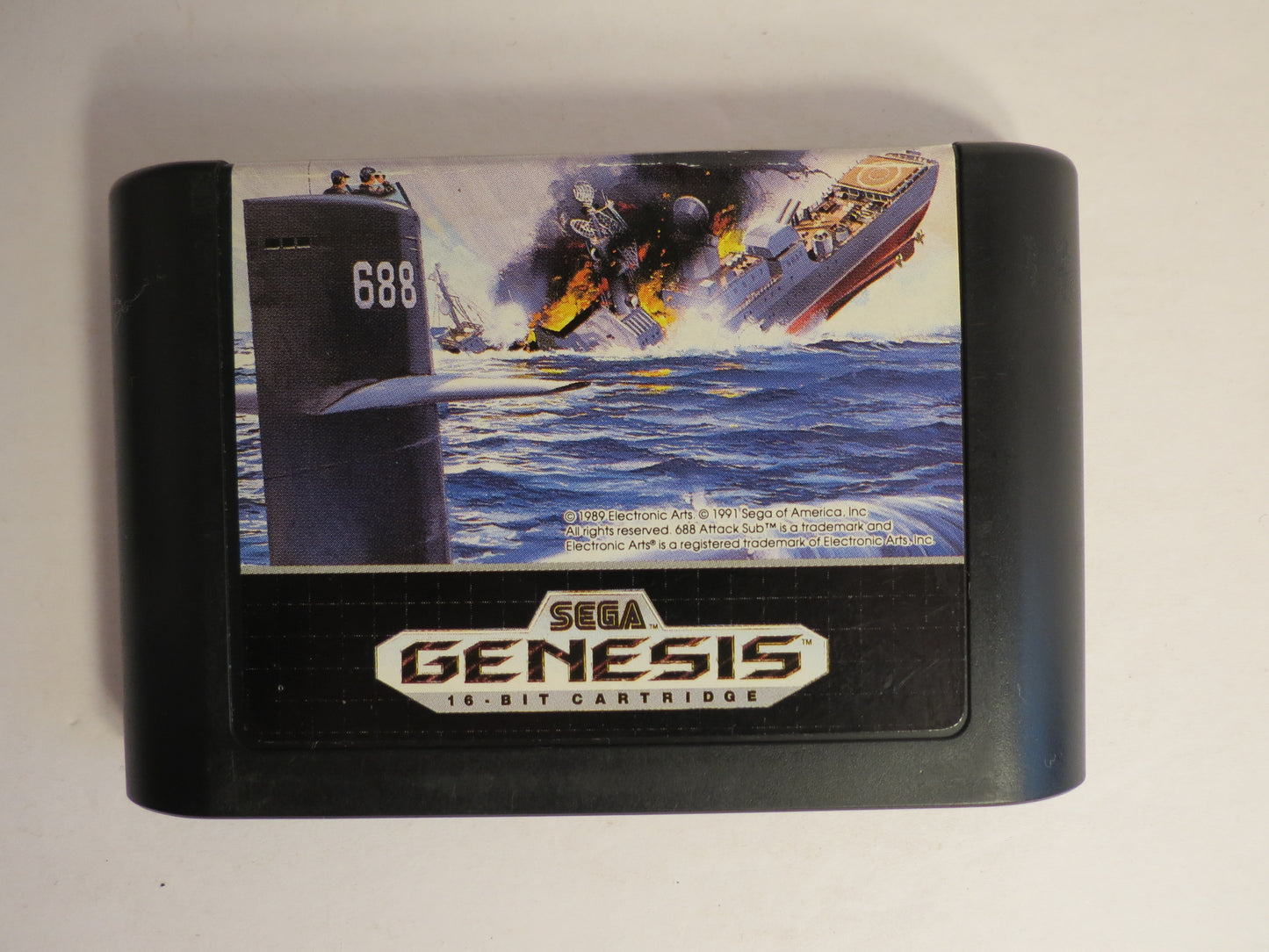 688 Attack Sub Template Sega Genesis Game CB