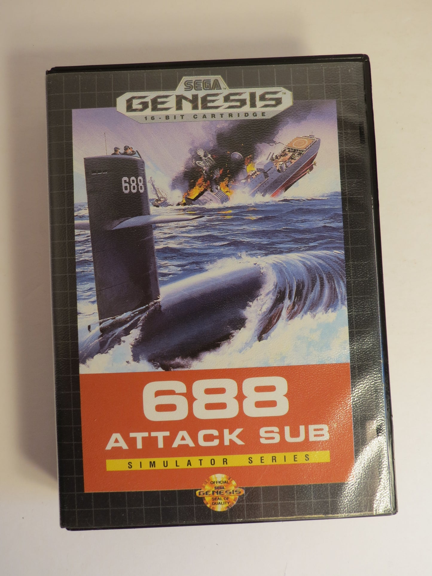688 Attack Sub Template Sega Genesis Game CB