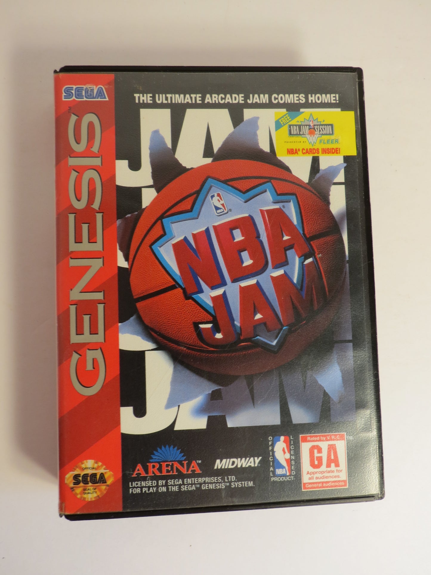 NBA Jam Sega Genesis Game CIB