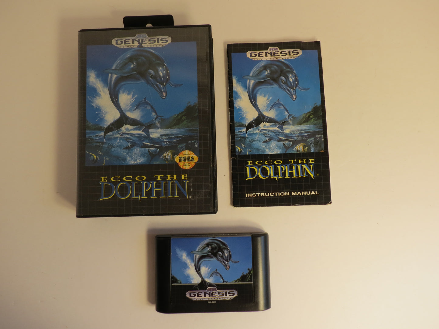 Ecco the Dolphin Sega Genesis Game CIB