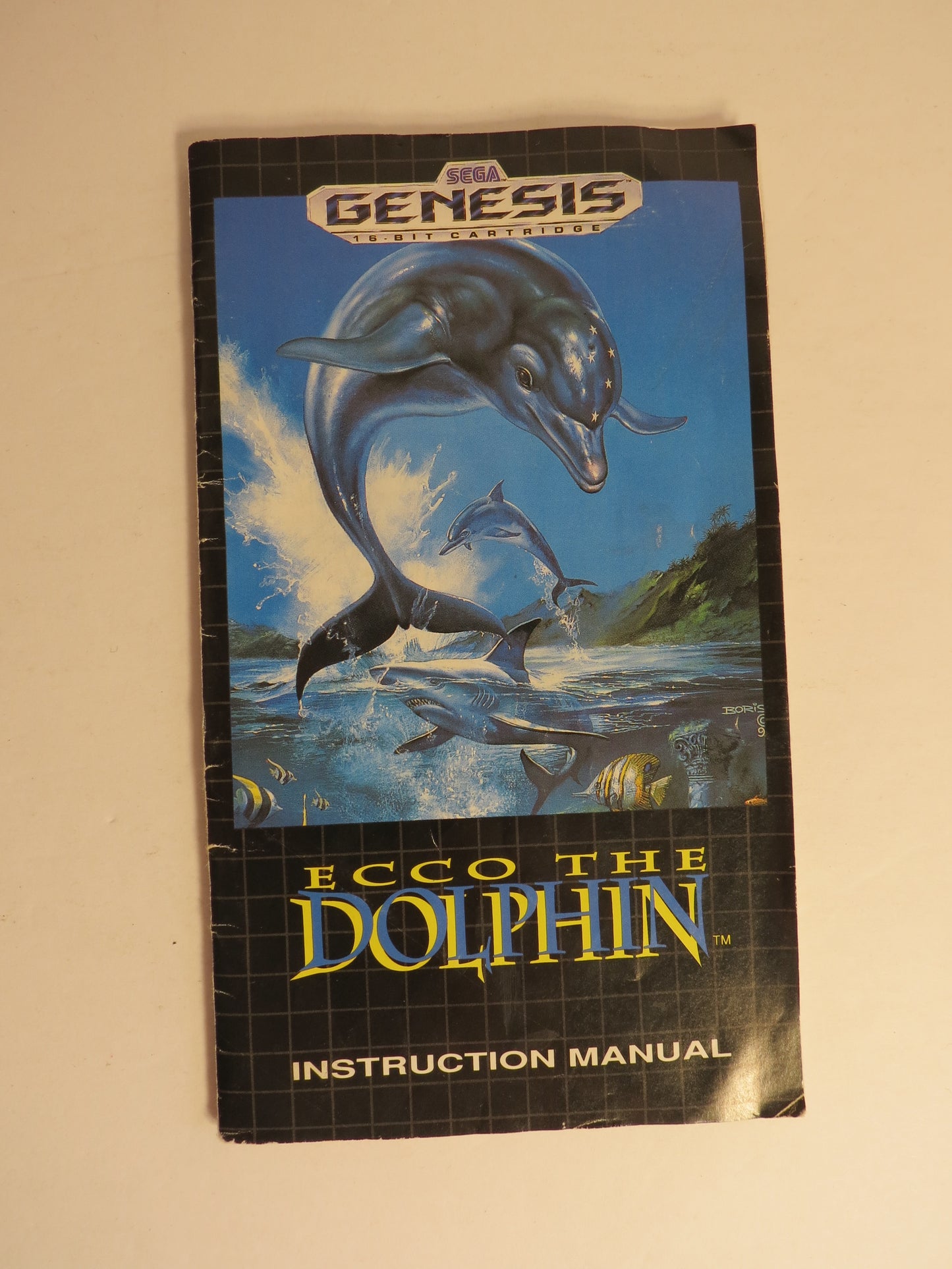 Ecco the Dolphin Sega Genesis Game CIB
