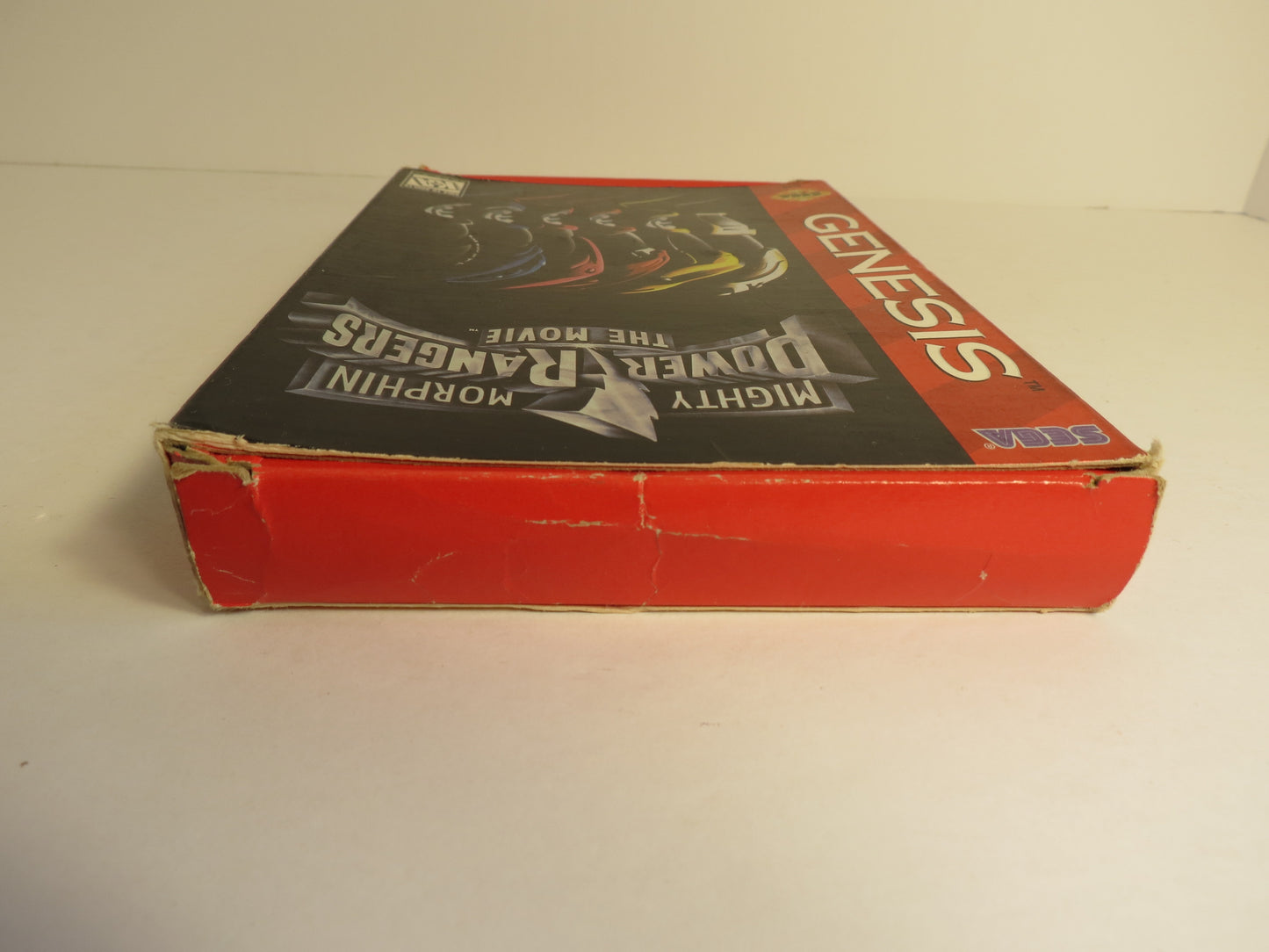 Mighty Morphin Power Rangers the Movie Cardboard Sega Genesis Game CB