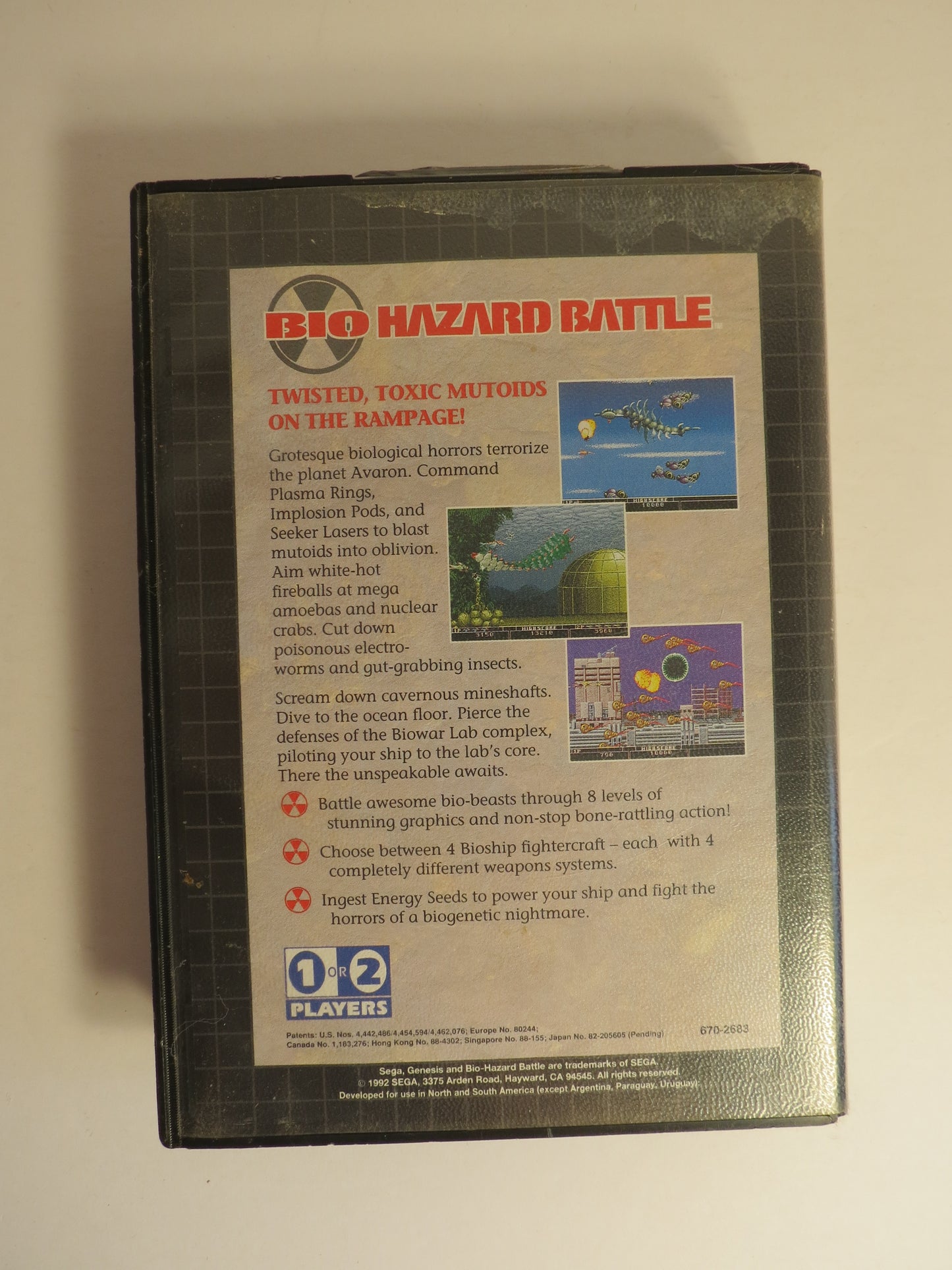 Bio Hazard Battle Sega Genesis Game CB