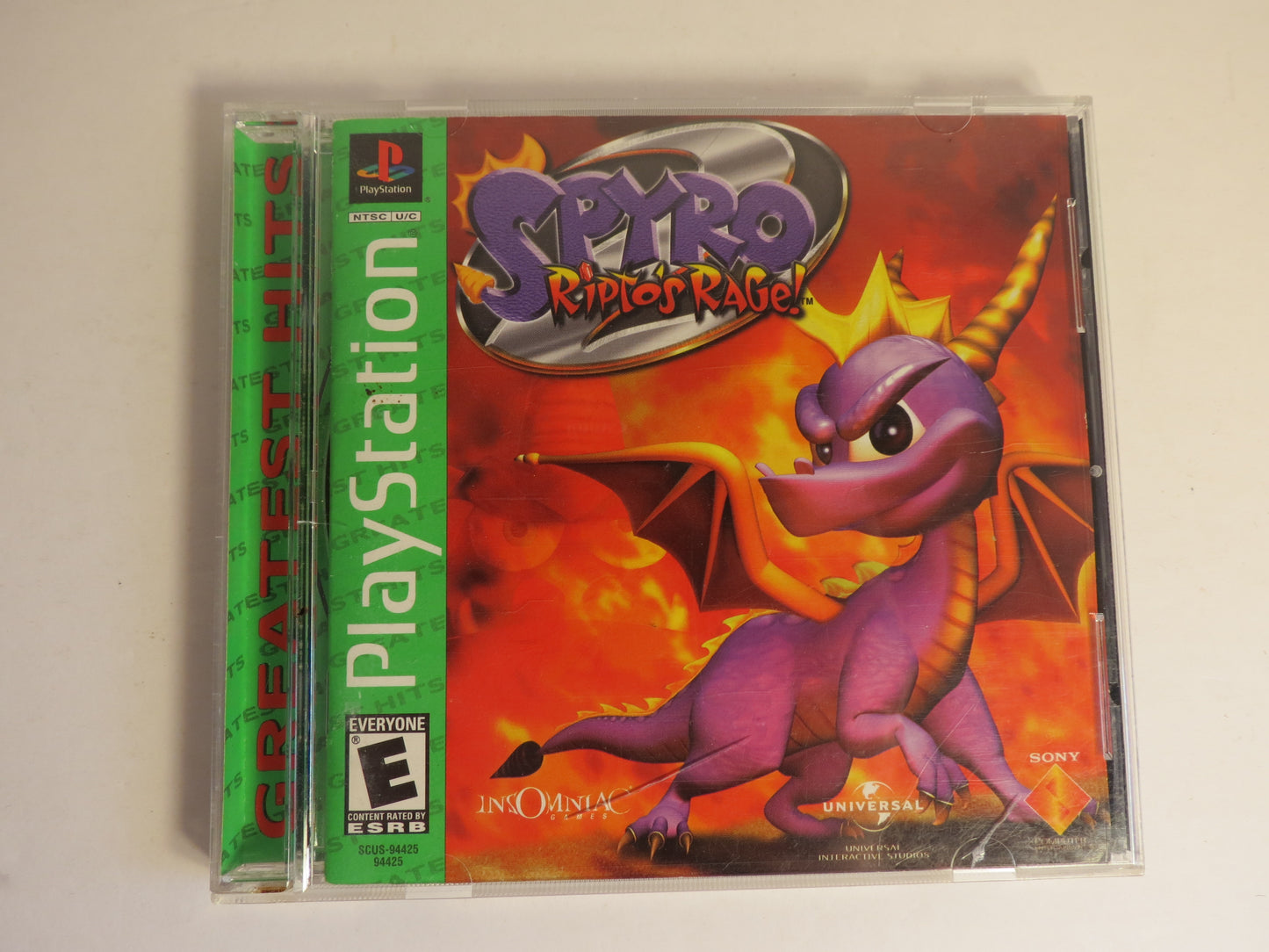 Spyro Ripto's Rage GH Playstation 1 PS1 Game CIB