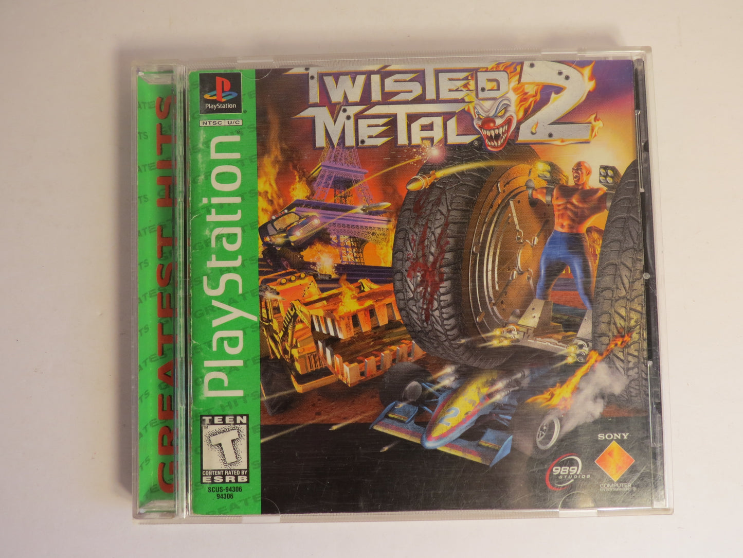 Twisted Metal 2 GH Playstation 1 PS1 Game CIB