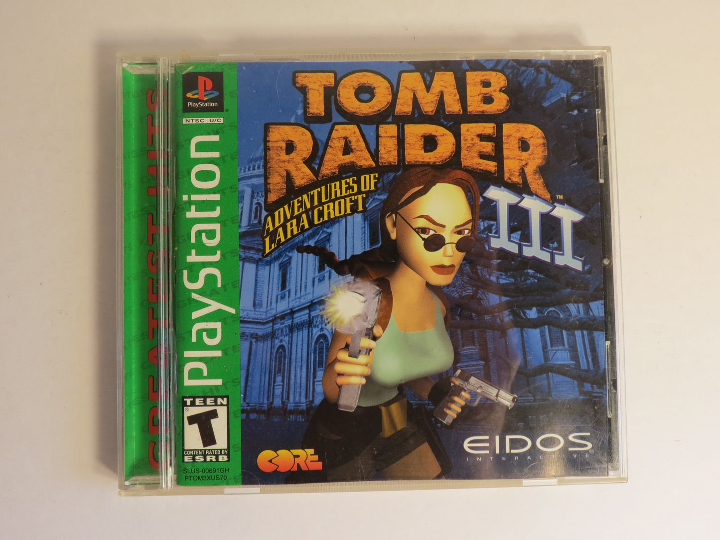 Tomb Raider III Adventures of Lara Croft GH Playstation 1 PS1 Game CIB
