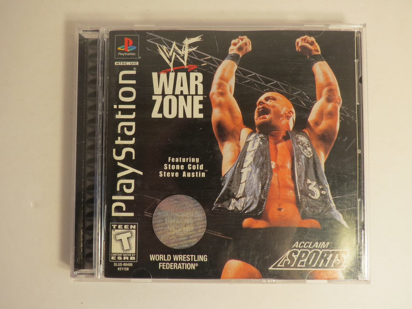 WWF War Zone Playstation 1 PS1 Game CIB