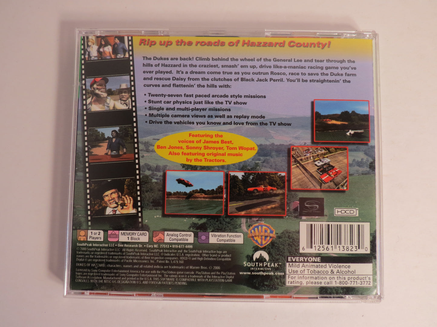 The Dukes of Hazzard Racing for Home GH Playstation 1 PS1 Game CIB