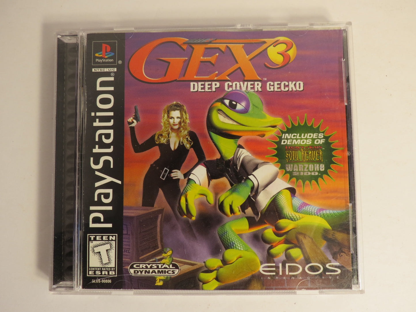 Gex 3 Deep Cover Gecko Playstation 1 PS1 Game CIB