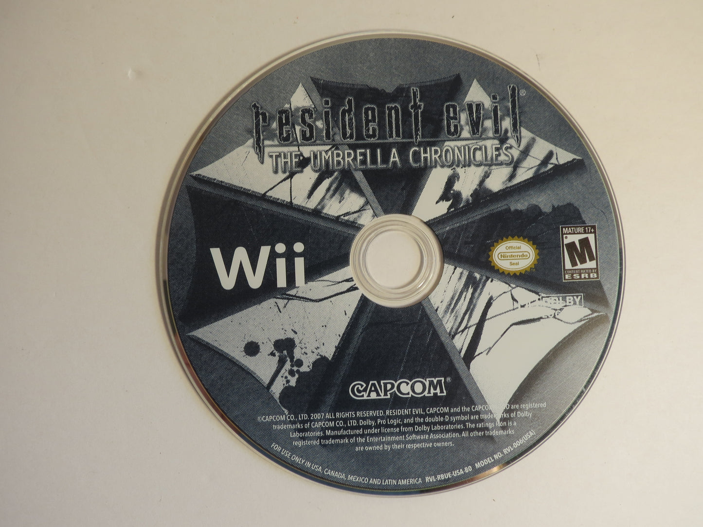 Resident Evil The Umbrella Chronicles Nintendo Wii Game CIB