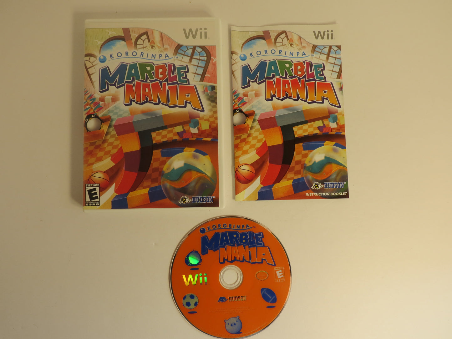 Kororinpa Marble Mania Nintendo Wii Game CIB