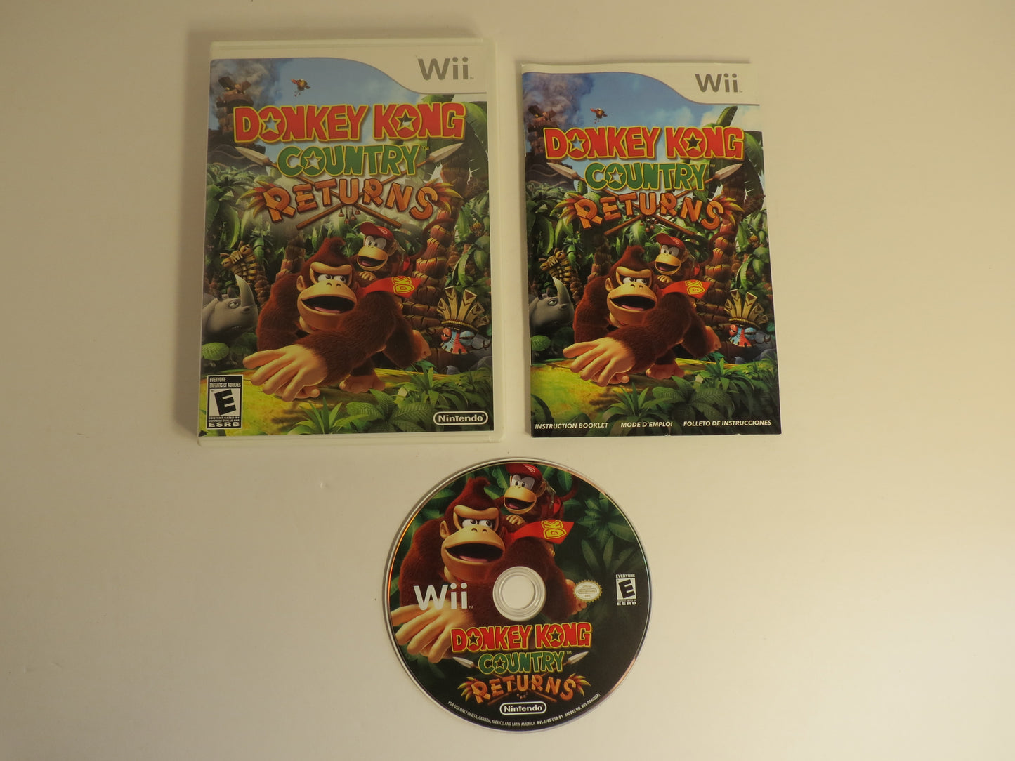 Donkey Kong Country Returns Nintendo Wii Game CIB