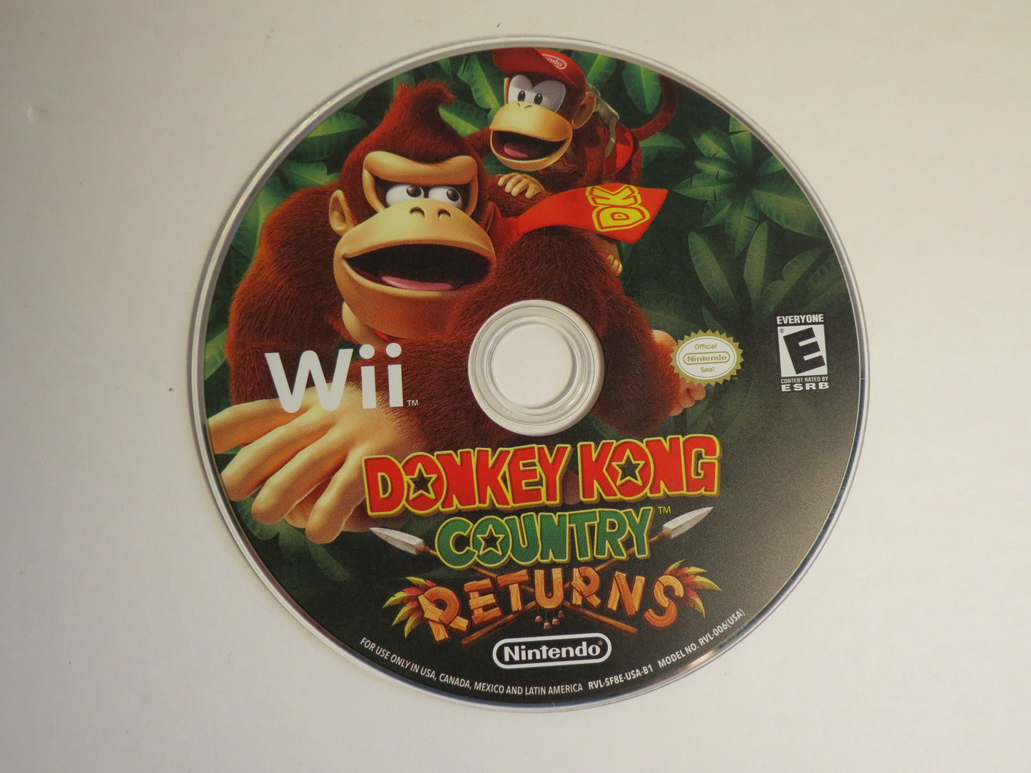 Donkey Kong Country Returns Nintendo Wii Game CIB