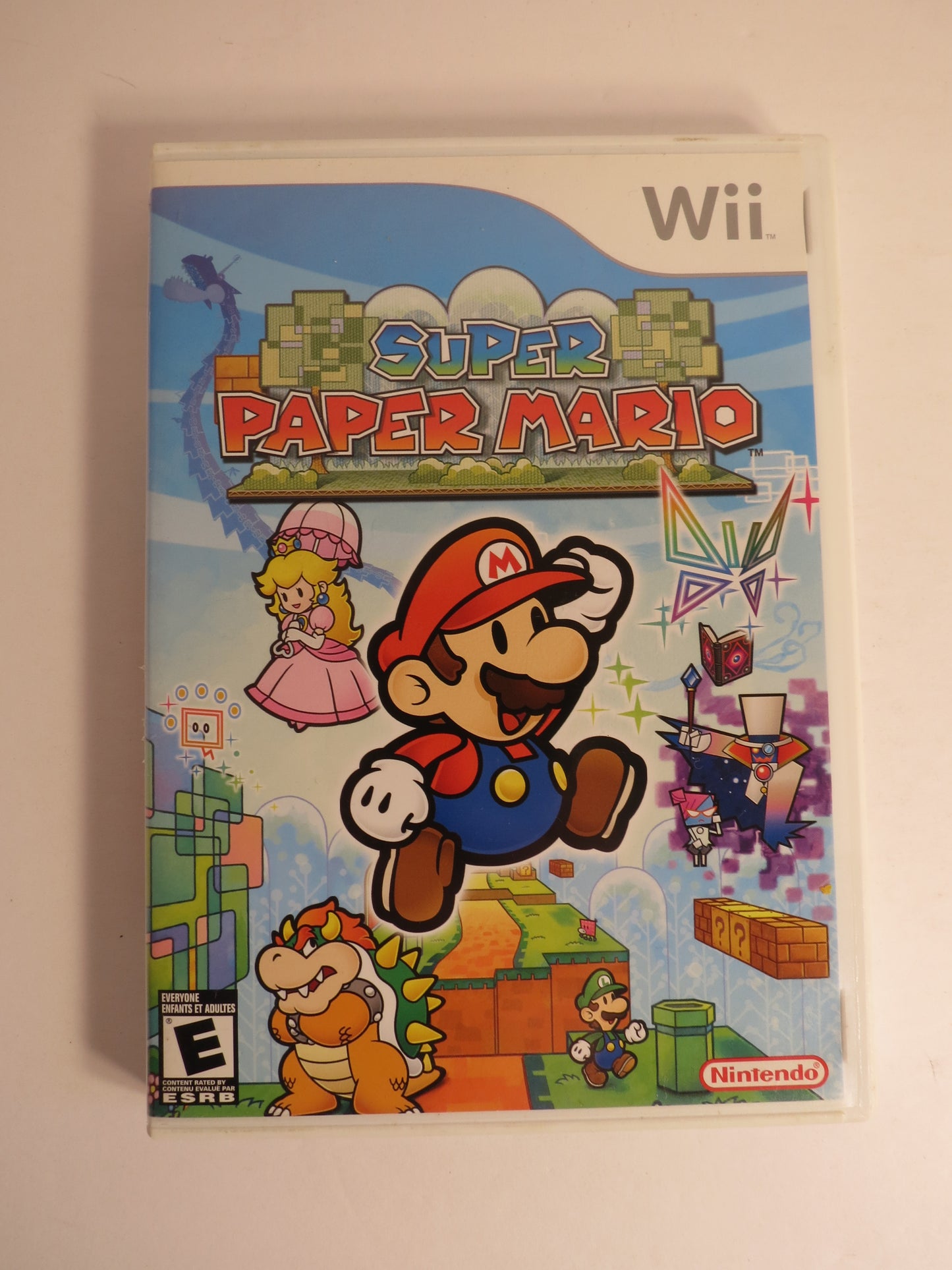 Super Paper Mario Nintendo Wii Game CIB